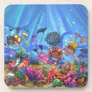 Onder het Zee Bier Onderzetter