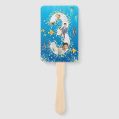 Onder het Zee Big 3rd Birthday Photo Collage Handwaaier