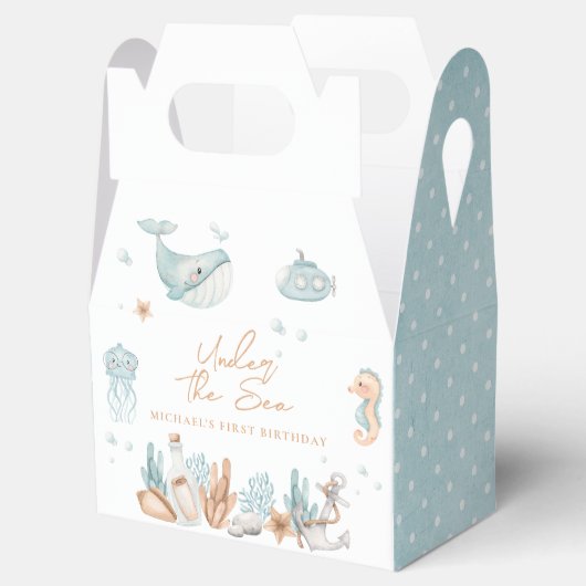 Onder het Zee Birthday Bedankdoosjes (Geopend)