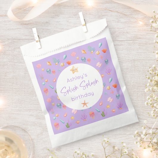 Onder het Zee Birthday Bedankzakje (Geknipt)