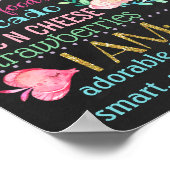 Onder het zee "Birthday"-bord Poster (Hoek)