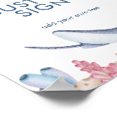 Onder het Zee Birthday Custom Sign, Zee Sign Poster (Hoek)