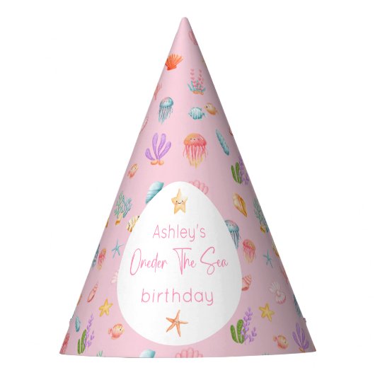 Onder het Zee Birthday Feesthoedjes (Voorkant)