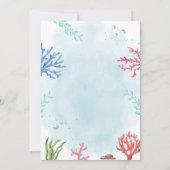 Onder het Zee Birthday Kaart (Achterkant)