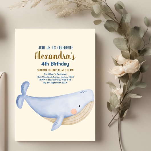 Onder het Zee Birthday Kaart