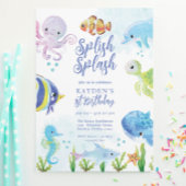 Onder het Zee Birthday Kaart