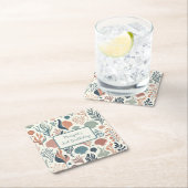 Onder het Zee Birthday, Ocean Whispers Custom Kartonnen Onderzetters (Insitu)