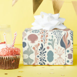 Onder het Zee Birthday, Ocean Whispers Pattern Cadeaupapier