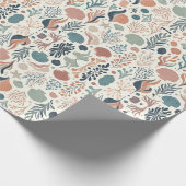 Onder het Zee Birthday, Ocean Whispers Pattern Cadeaupapier (Hoek)