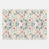 Onder het Zee Birthday, Ocean Whispers Pattern Inpakpapier Vel (Voorkant)
