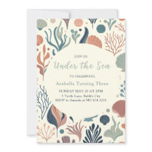 Onder het Zee Birthday, Ocean Whispers Pattern