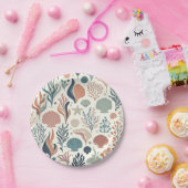 Onder het Zee Birthday, Ocean Whispers Pattern Papieren Bordje (Feest)