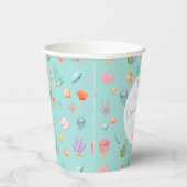 Onder het Zee Birthday Papieren Bekers (Rechts)