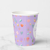 Onder het Zee Birthday Papieren Bekers (Rechts)