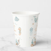 Onder het Zee Birthday Papieren Bekers (Rechts)