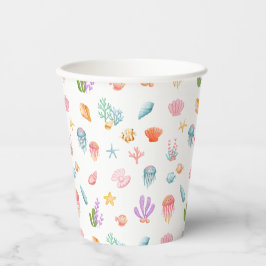 Onder het Zee Birthday Papieren Bekers