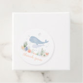 Onder het Zee Birthday Party Bedankjes Labels (In situ)