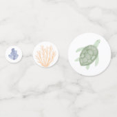 Onder het Zee Birthday Party Confetti (Voorkanten)