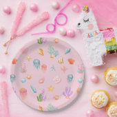 Onder het Zee Birthday Party Papieren Bordje (Feest)
