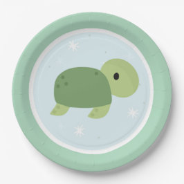 Onder het Zee Birthday Party Papieren Bordje