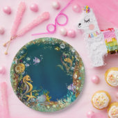 Onder het Zee Birthday Party Papieren Bordje (Feest)