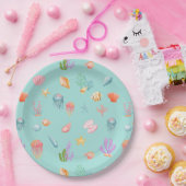 Onder het Zee Birthday Party Papieren Bordje (Feest)