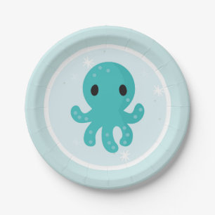 Onder het Zee Birthday Party Papieren Bordje