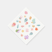 Onder het Zee Birthday Party Servet (Hoek)