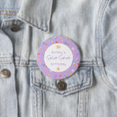 Onder het Zee Birthday Ronde Button 7,6 Cm (In situ)