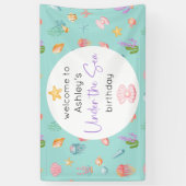 Onder het Zee Birthday Spandoek (Verticaal)
