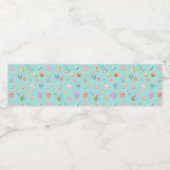Onder het Zee Birthday Waterfles Etiket (Enkel label)