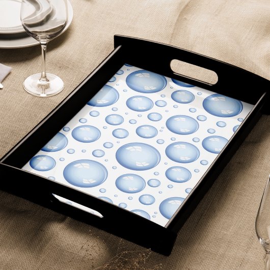 Onder het Zee | Blauwe lucht- en waterbellen Tissuepapier