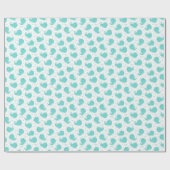 Onder het Zee Blauwe walvissen die zwemmen en met Cadeaupapier (Vlak)