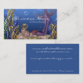 Onder het Zee Blonde Mermaid Visitekaartjes (Voorkant / Achterkant)