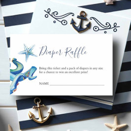 Onder het Zee Blue Diaper Raffle nodigt u de behui Informatiekaartje