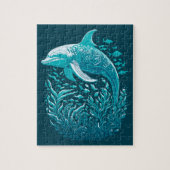 Onder het Zee Blue Dolphin Legpuzzel (Verticaal)