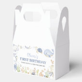 Onder het Zee Blue Ocean Animals Kids Birthday Bedankdoosjes (Geopend)
