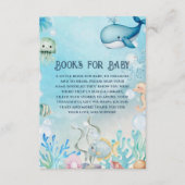 Onder het Zee Boeken voor Baby shower kaart (Voorkant)