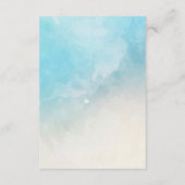 Onder het Zee Boeken voor Baby shower kaart (Achterkant)