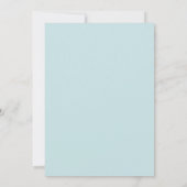 Onder het Zee Boy Baby shower Bedankkaart (Achterkant)