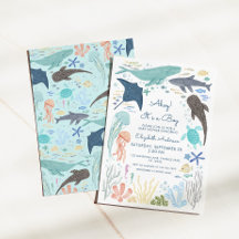 Onder het Zee Boy Baby shower