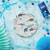 Onder het Zee Boy Baby shower Papieren Bordje (Feest)