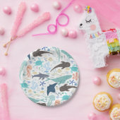 Onder het Zee Boy Baby shower Papieren Bordje (Feest)