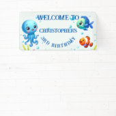 Onder het Zee Boy Birthday | Spandoek (Insitu)