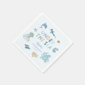 Onder het Zee Boy Verjaardagsfeest Servet (Hoek)