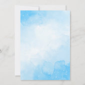 Onder het Zee Boys Baby shower Invitation Kaart (Achterkant)