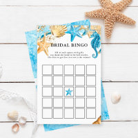 Onder het Zee Bridal Bingo Vrijgezellenfeest Game