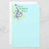 Onder het zee briefpapier (Voorkant / Achterkant)