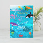 Onder het Zee Bright Kaart (Staand voorkant)