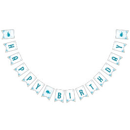 Onder het zee bunting banner